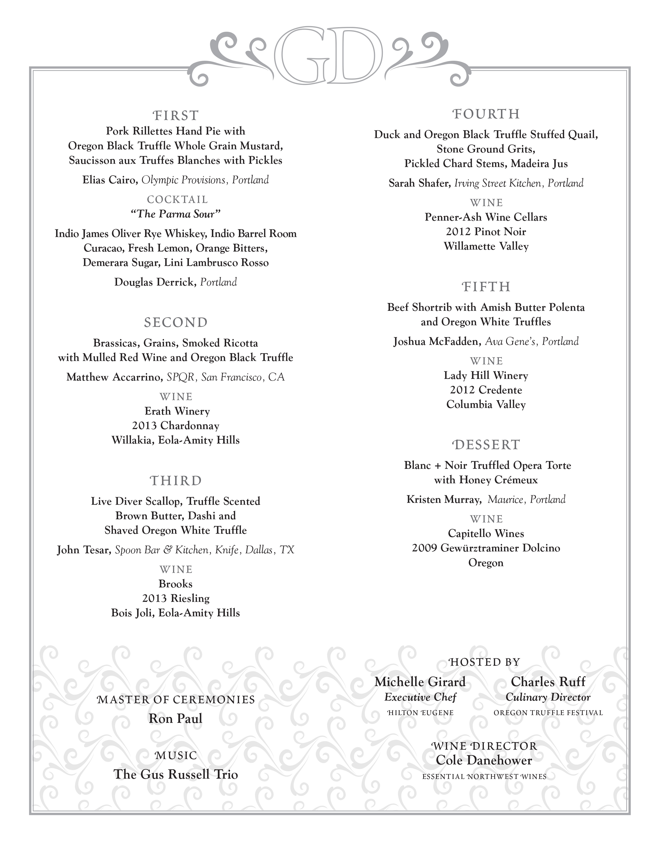 Past Otf Menus Oregon Truffle Festival